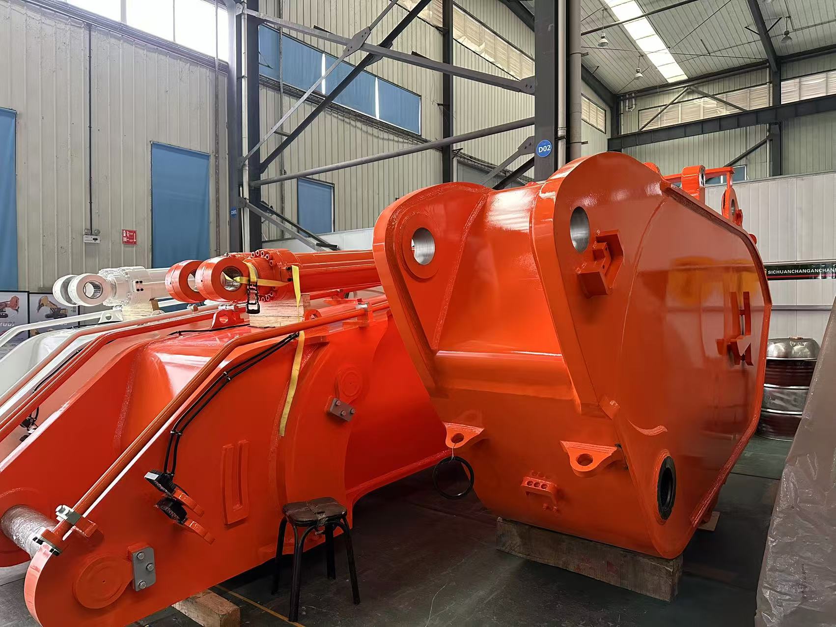 Hitachi EX1200-7 Excavator Rock Boom and Ripper Arm was Supplied to Middle East Market
